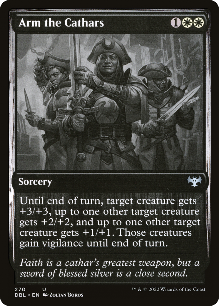 Arm the Cathars (DBL-270) [Innistrad: Double Feature] Foil