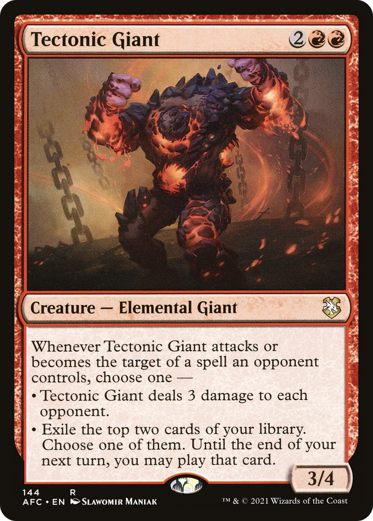 Tectonic Giant (AFC-144) [Forgotten Realms Commander]