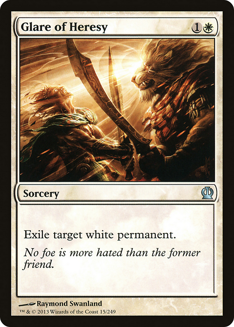 Glare of Heresy (THS-015) [Theros] Foil