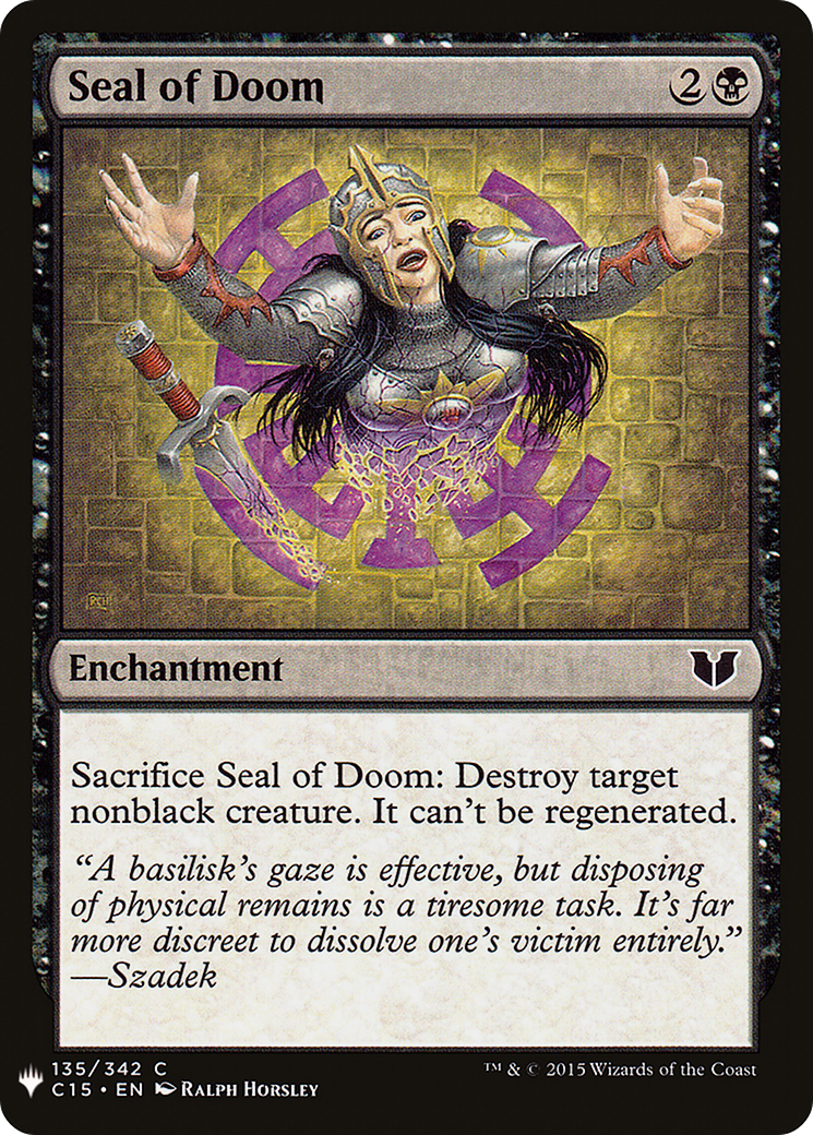 Seal of Doom (LIST-C15-135) [The List]