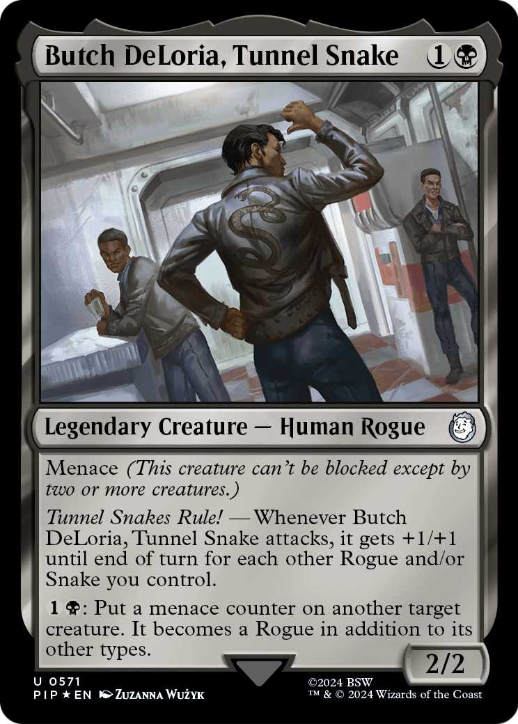 Butch DeLoria, Tunnel Snake (Surge Foil) (PIP-571) [Fallout] Foil
