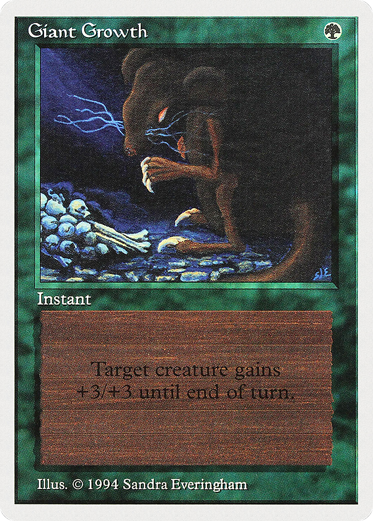 Giant Growth (SUM-199) [Summer Magic / Edgar]