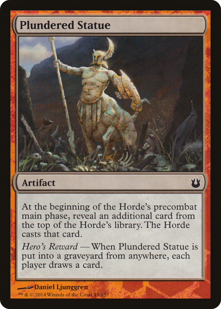 Plundered Statue [Battle the Horde]
