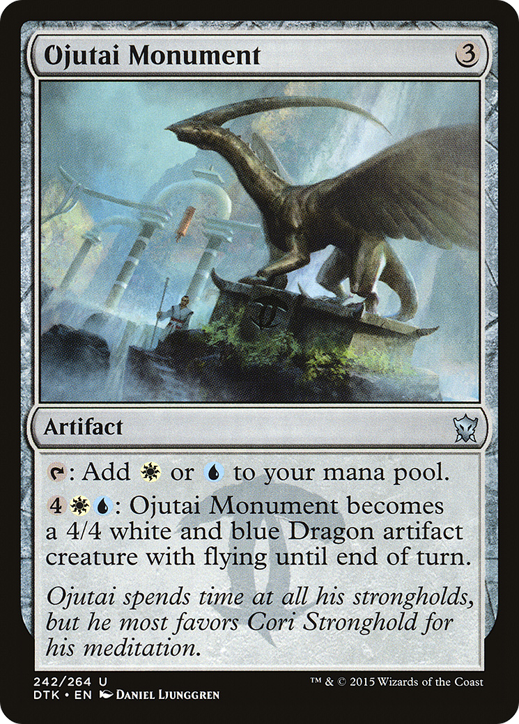 Ojutai Monument (DTK-242) [Dragons of Tarkir] Foil