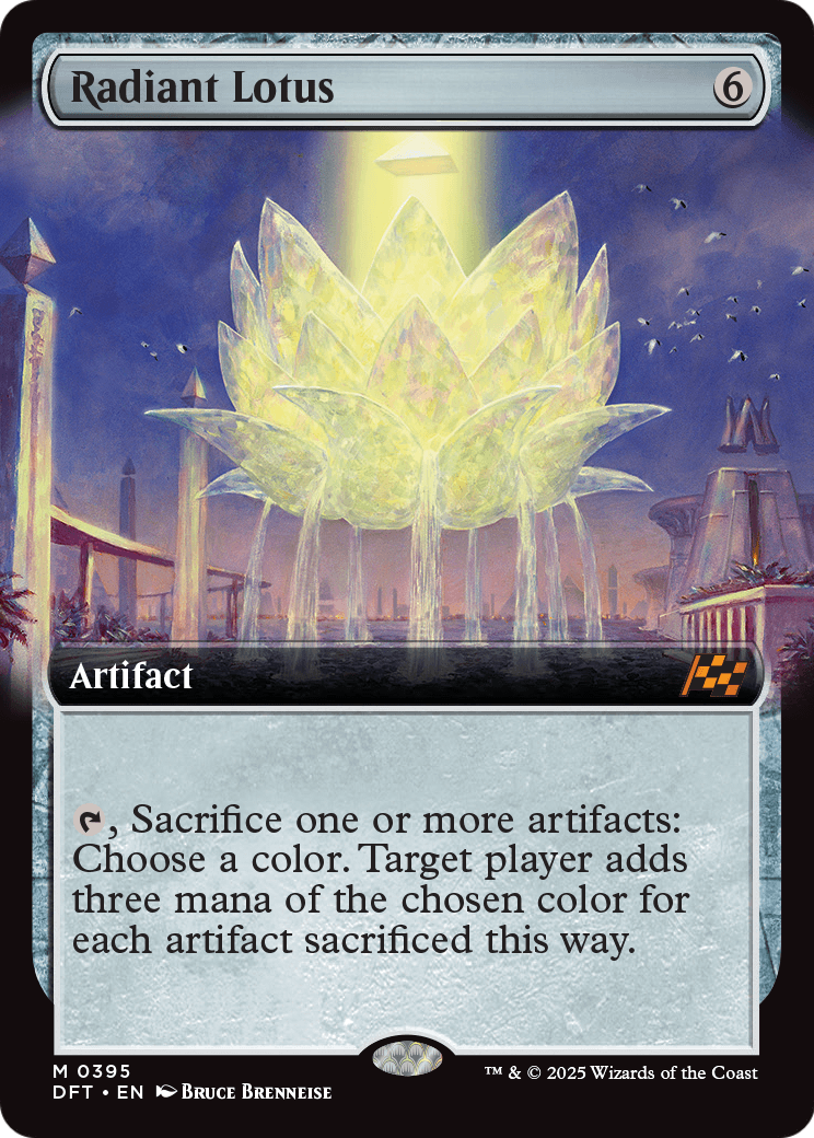 Radiant Lotus (Extended Art) (DFT-395) [Aetherdrift] Foil