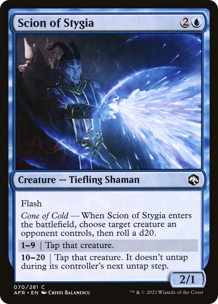 Scion of Stygia (AFR-070) [Adventures in the Forgotten Realms] Foil