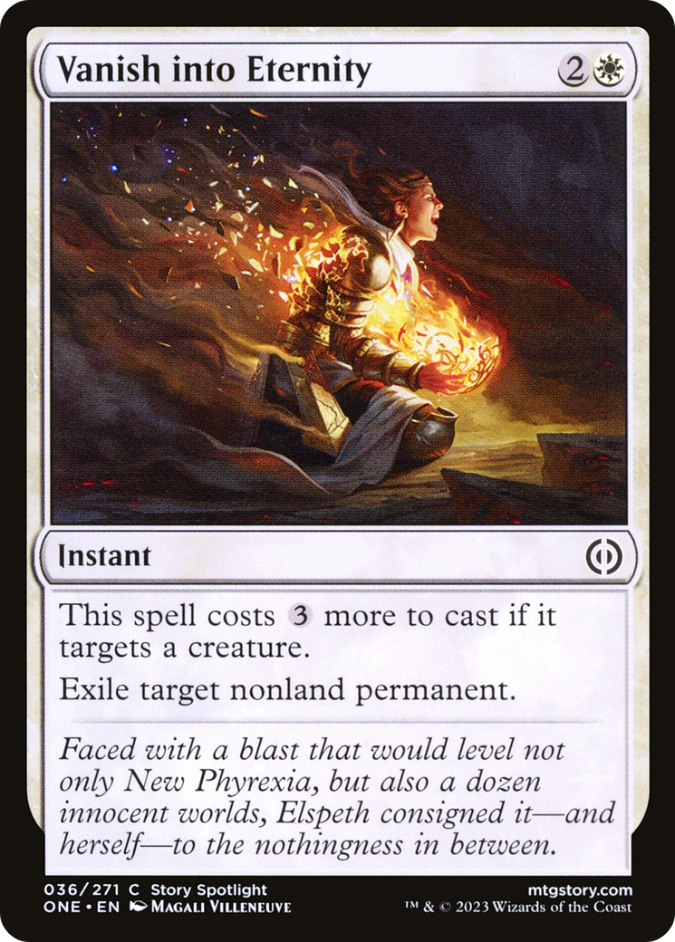 Vanish into Eternity (ONE-036) [Phyrexia: All Will Be One] Foil
