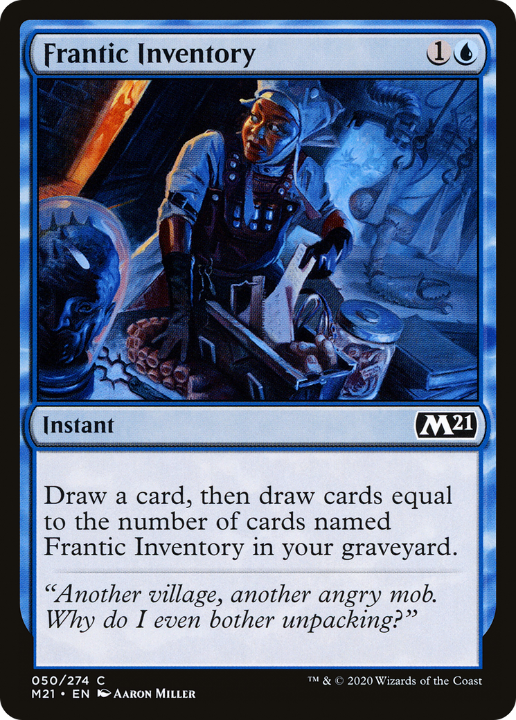 Frantic Inventory (M21-050) [Core Set 2021]