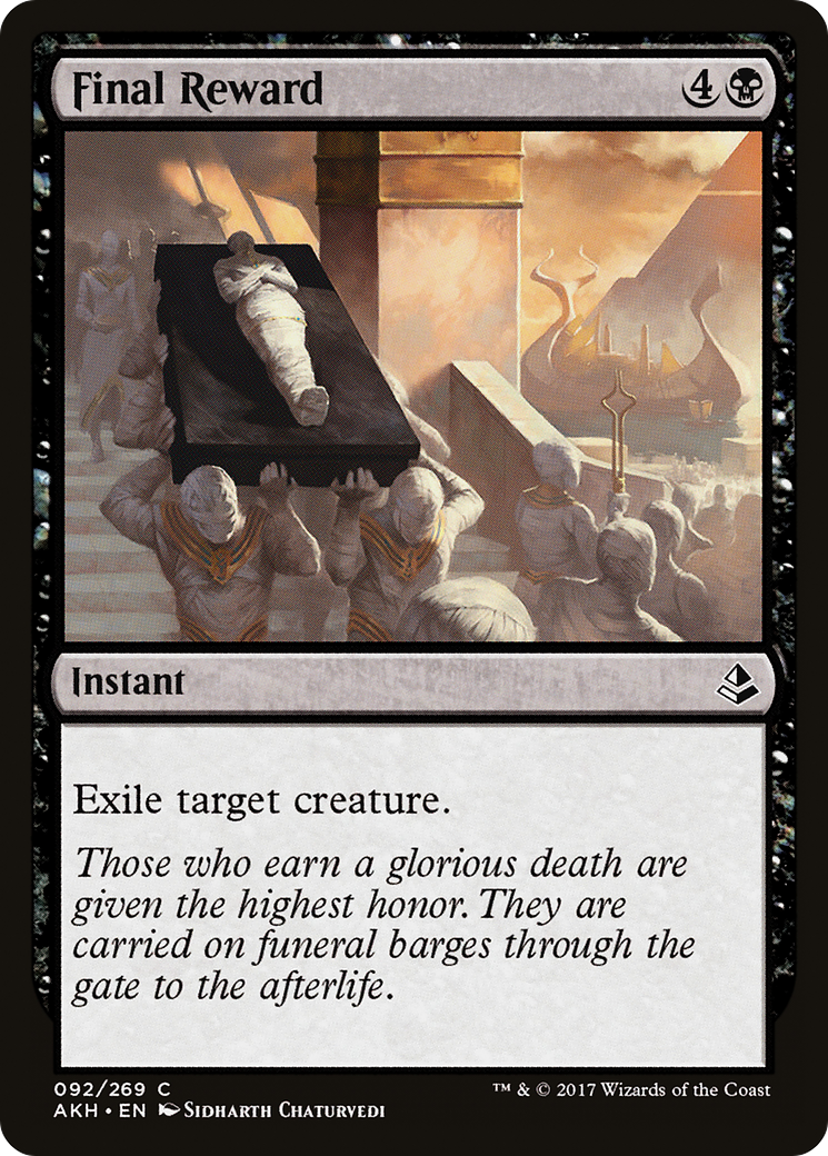Final Reward (AKH-092) [Amonkhet]