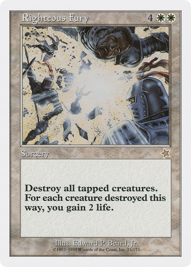 Righteous Fury (S99-023) [Starter 1999]