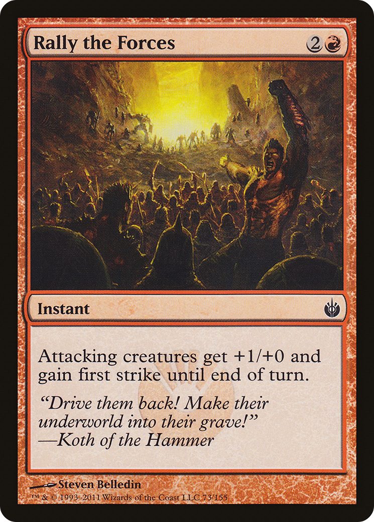 Rally the Forces (MBS-073) [Mirrodin Besieged]