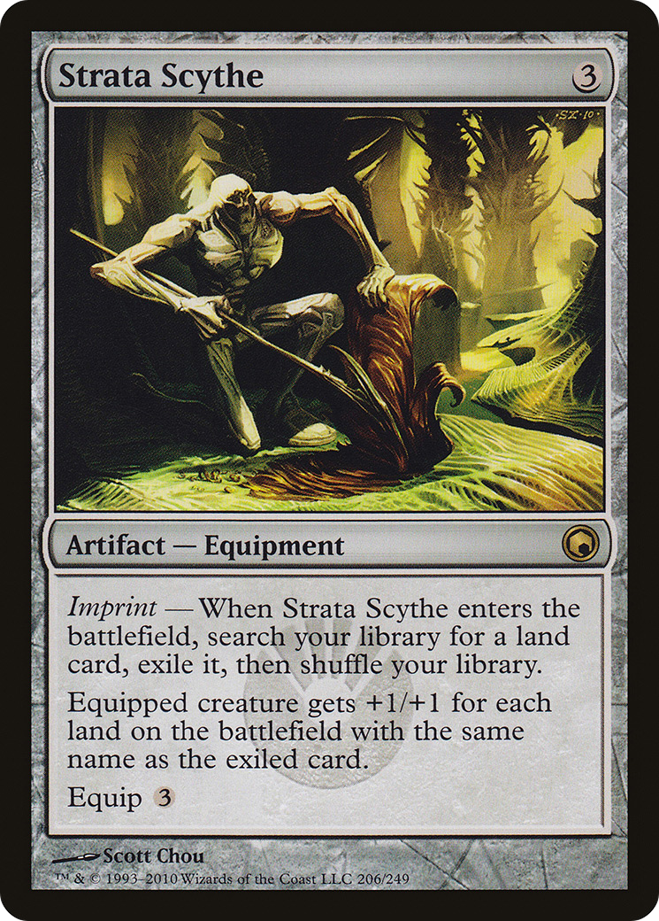 Strata Scythe (SOM-206) [Scars of Mirrodin] Foil