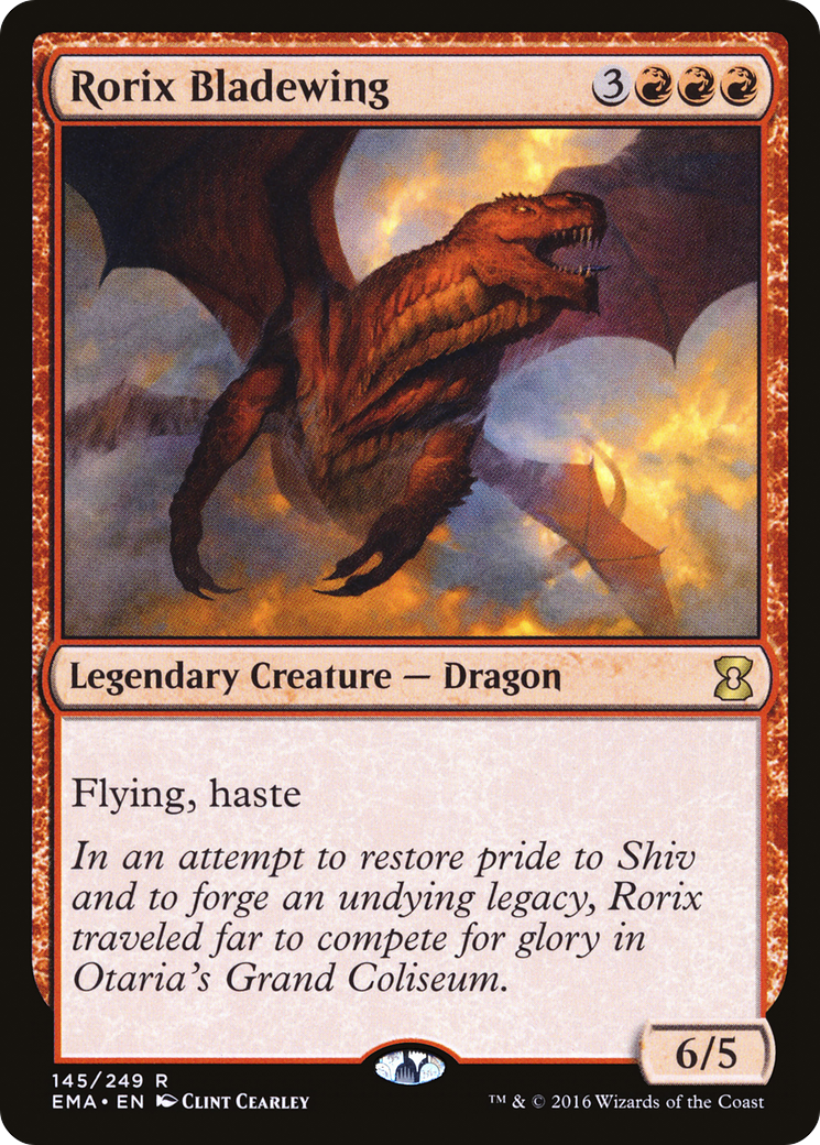 Rorix Bladewing (EMA-145) [Eternal Masters] Foil