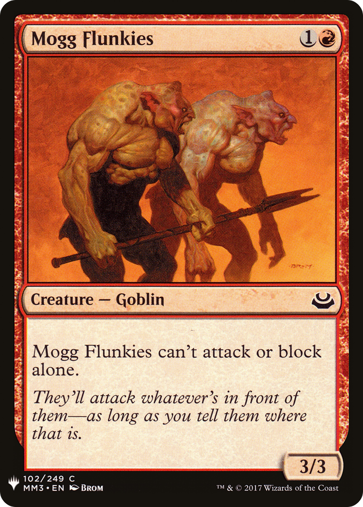 Mogg Flunkies (LIST-MM3-102) [The List]