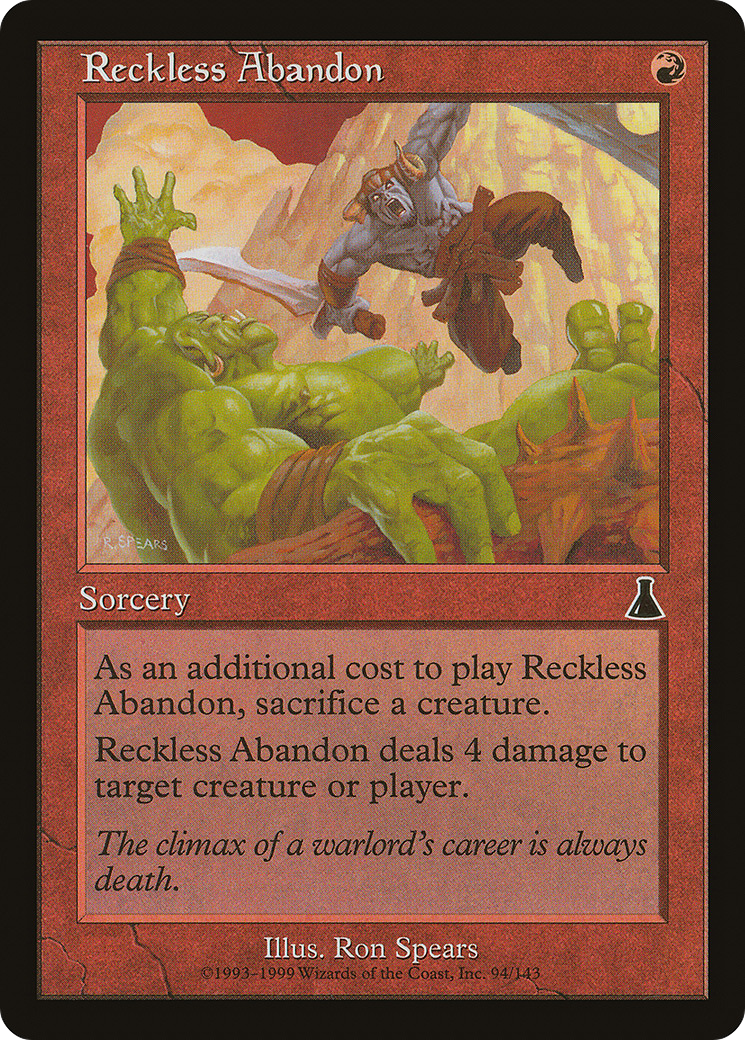Reckless Abandon (UDS-094) [Urza's Destiny]