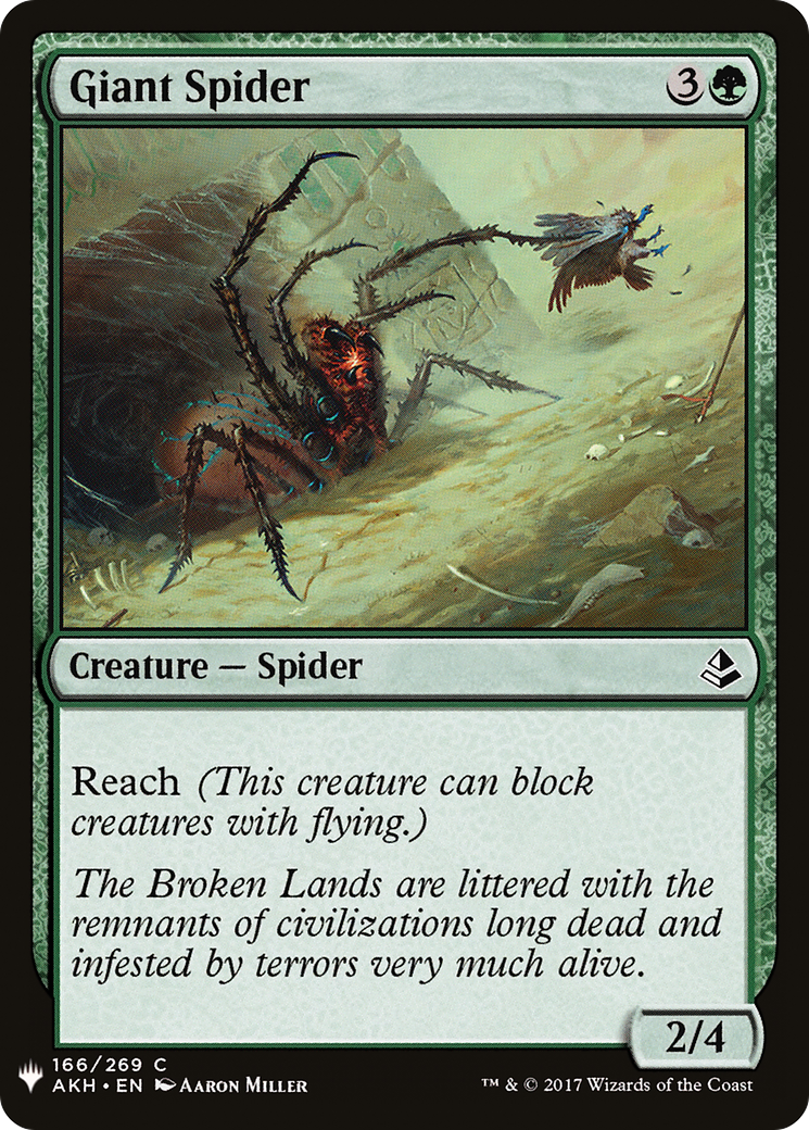Giant Spider (LIST-AKH-166) [The List]