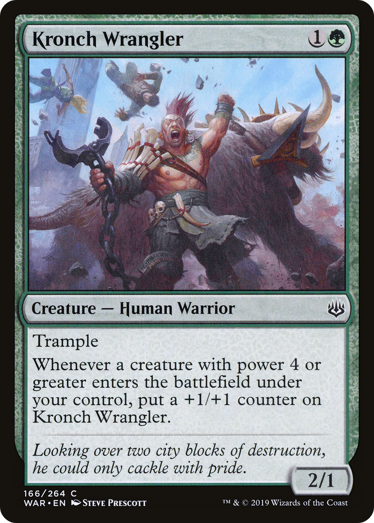 Kronch Wrangler (WAR-166) [War of the Spark] Foil