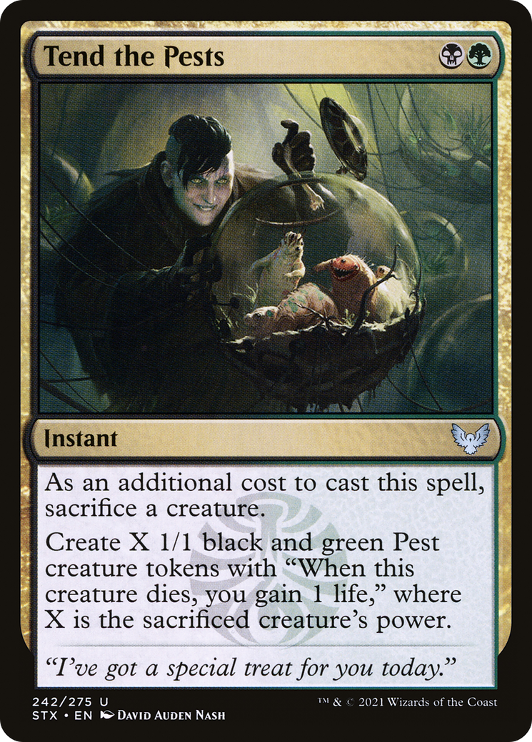 Tend the Pests (STX-242) [Strixhaven: School of Mages]