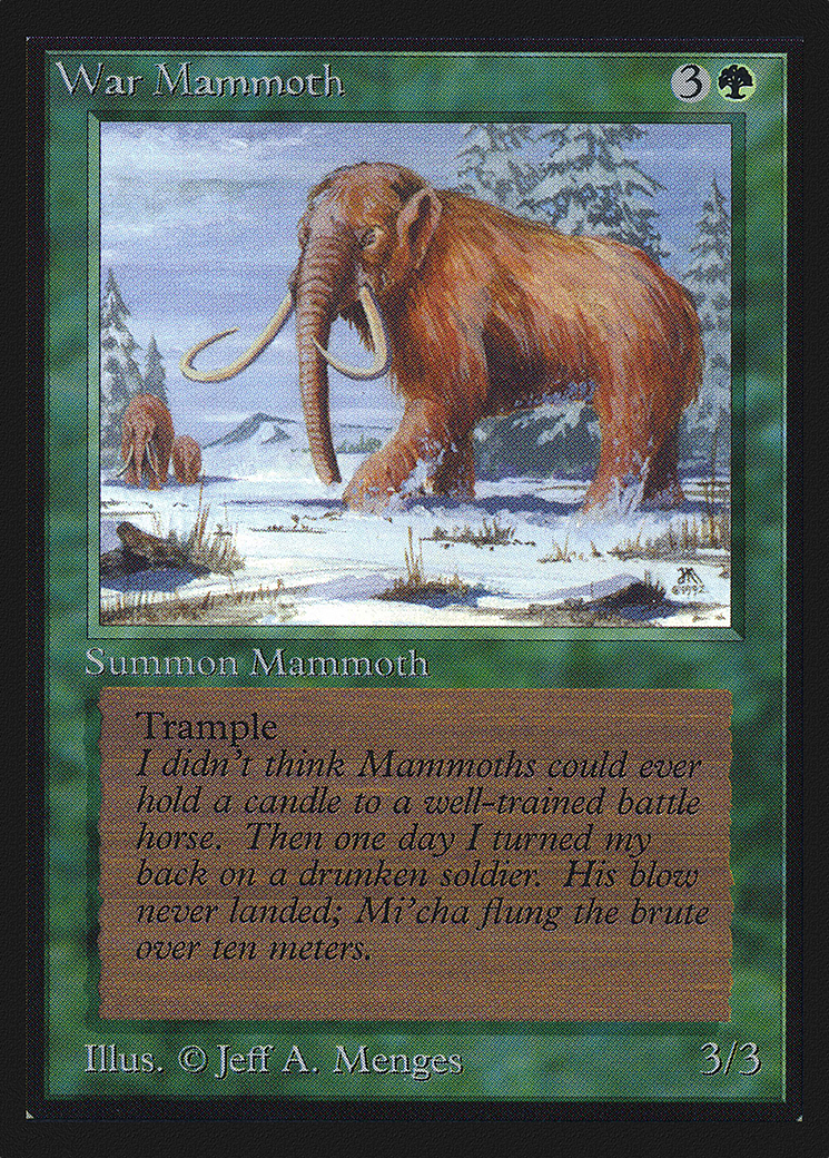 War Mammoth (IE) [Intl. Collectors' Edition]