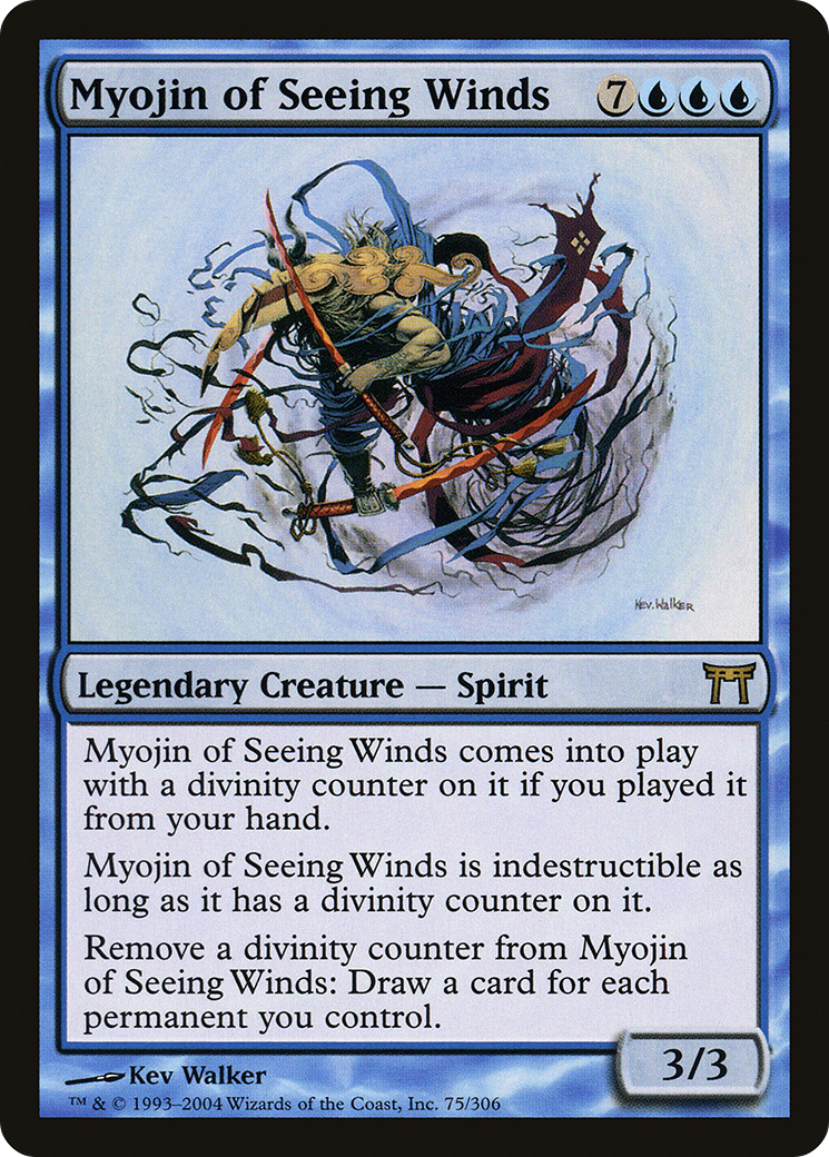 Myojin of Seeing Winds (CHK-075) [Champions of Kamigawa] Foil