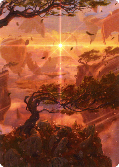 Windswept Heath // Windswept Heath (AZNR-030) (Borderless) [Zendikar Rising Art Series] Foil