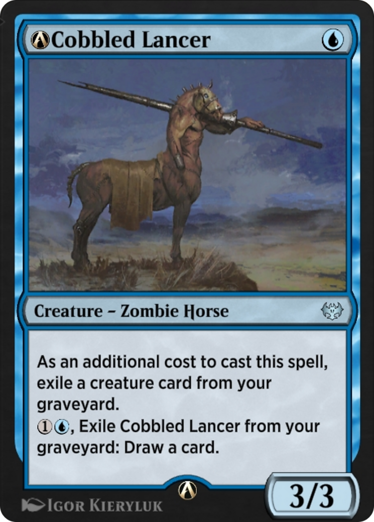 A-Cobbled Lancer (VOW-A-52) [Innistrad: Crimson Vow]