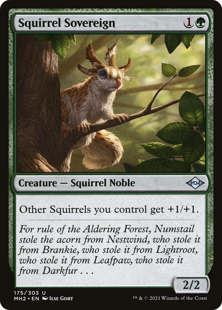 Squirrel Sovereign (MH2-175) [Modern Horizons 2] Foil