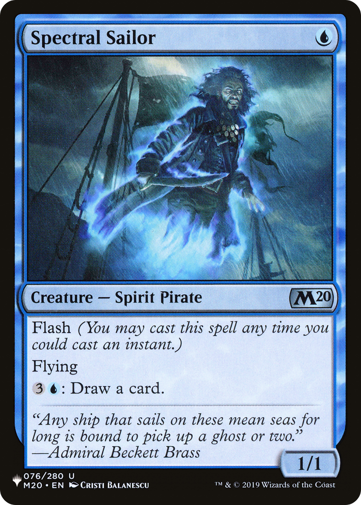 Spectral Sailor (LIST-M20-76) [The List]