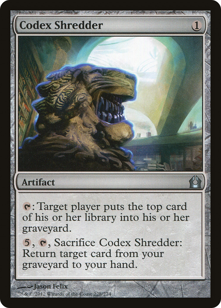 Codex Shredder (RTR-228) [Return to Ravnica] Foil