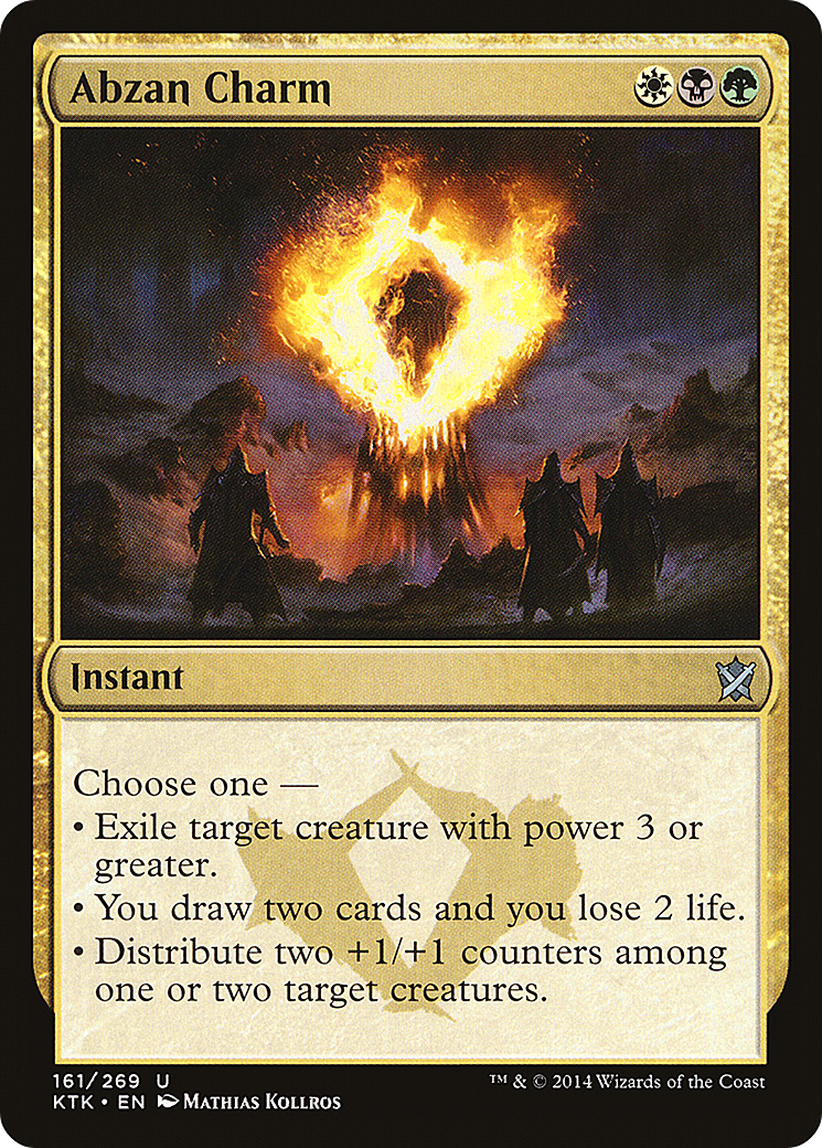 Abzan Charm (KTK-161) [Khans of Tarkir] Foil