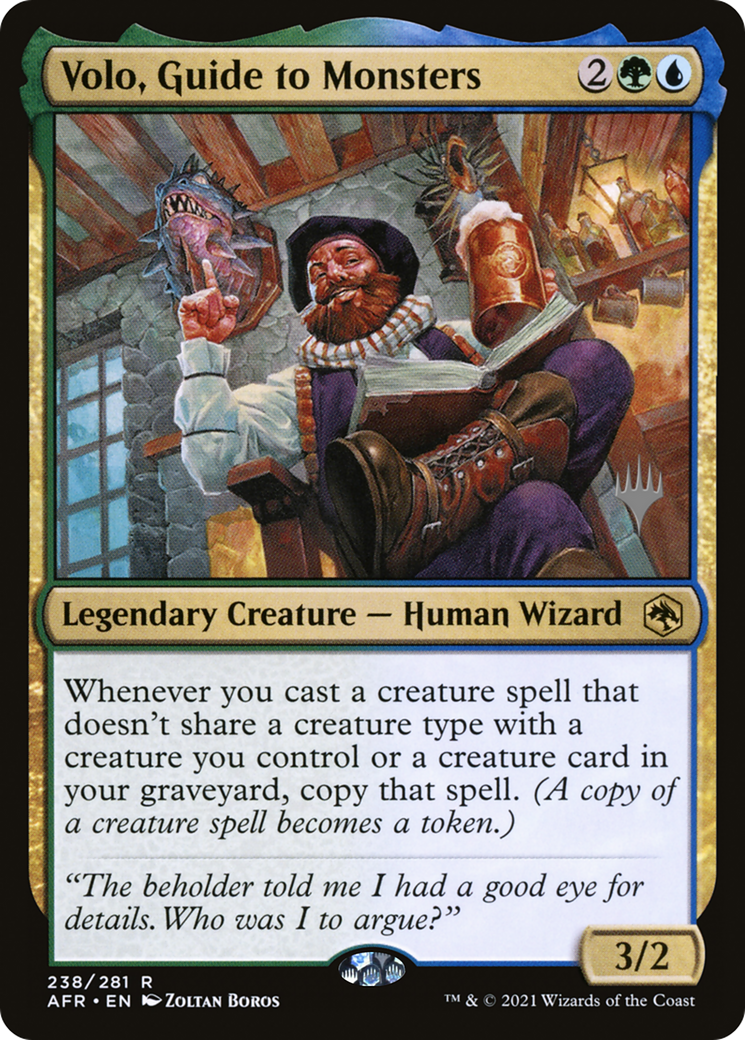 Volo, Guide to Monsters (PPAFR-238) [Promo Pack: Adventures in the Forgotten Realms Promos]