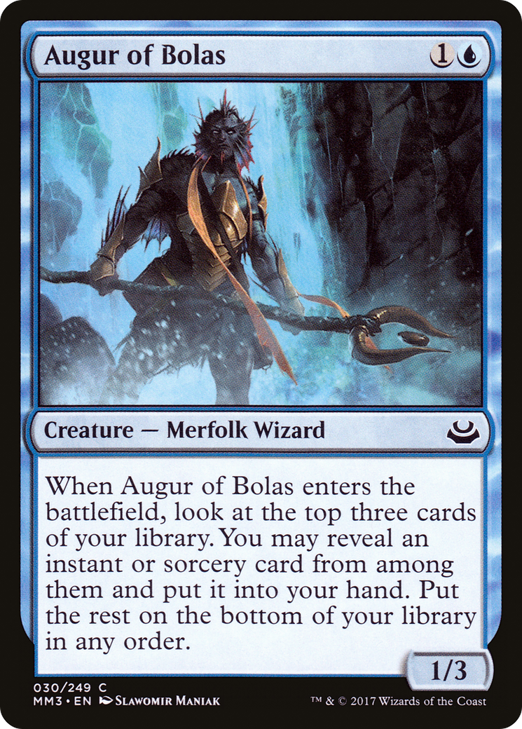 Augur of Bolas (MM3-030) [Modern Masters 2017] Foil