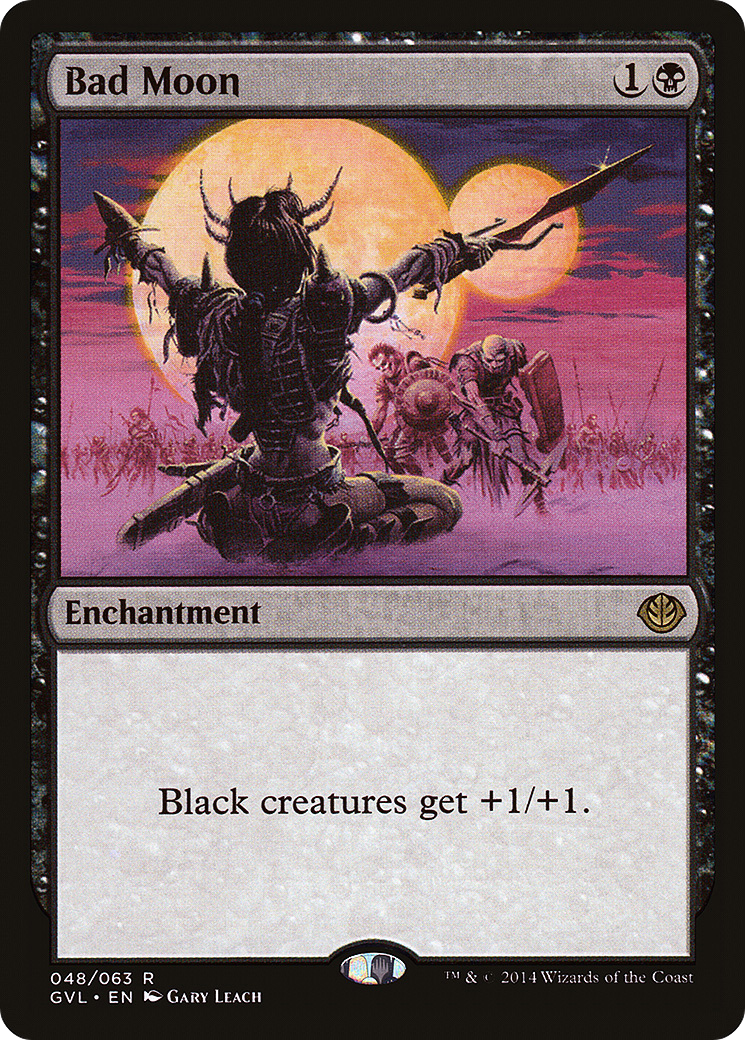 Bad Moon (DD3-048) [Duel Decks Anthology: Garruk vs. Liliana]