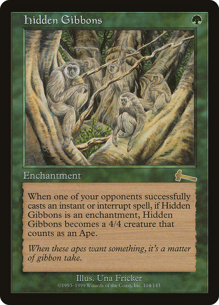 Hidden Gibbons (ULG-104) [Urza's Legacy]