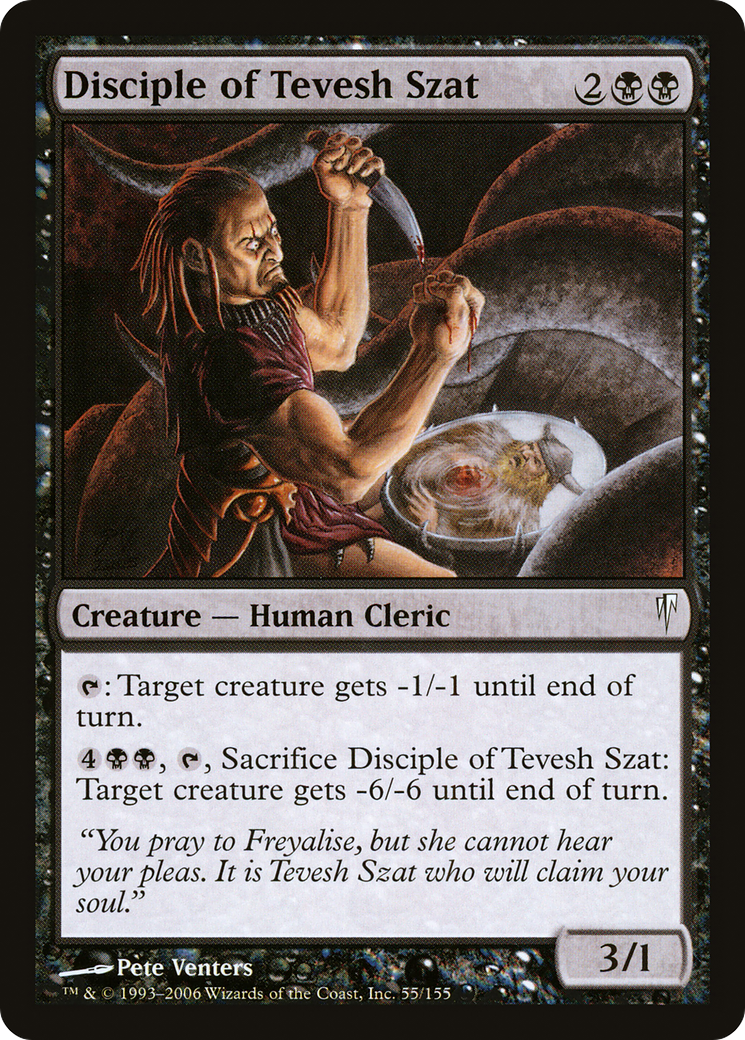 Disciple of Tevesh Szat (CSP-055) [Coldsnap] Foil