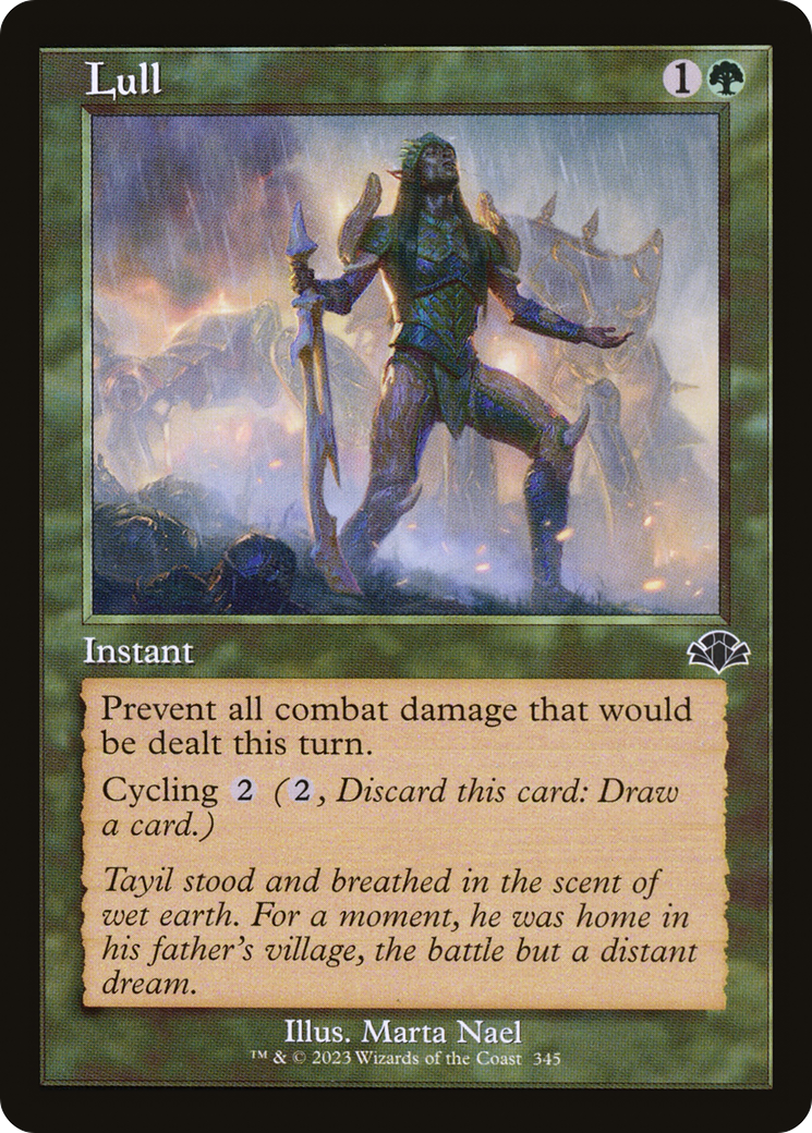 Lull (Retro Frame) (DMR-345) [Dominaria Remastered] Foil