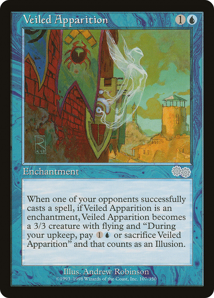 Veiled Apparition (USG-107) [Urza's Saga]