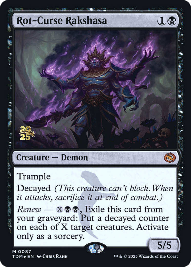 Rot-Curse Rakshasa (PRE-087) [Prerelease Cards] Foil