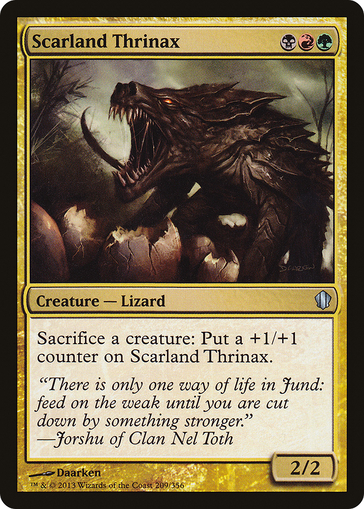 Scarland Thrinax (C13-209) [Commander 2013]