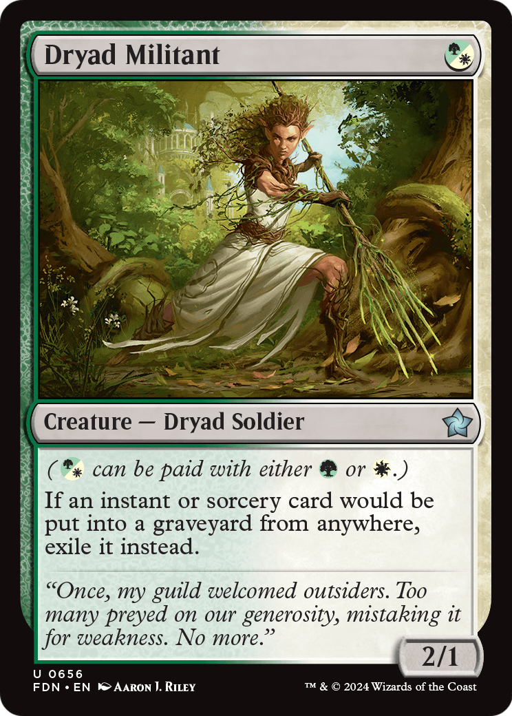 Dryad Militant (FDN-656) [Foundations]
