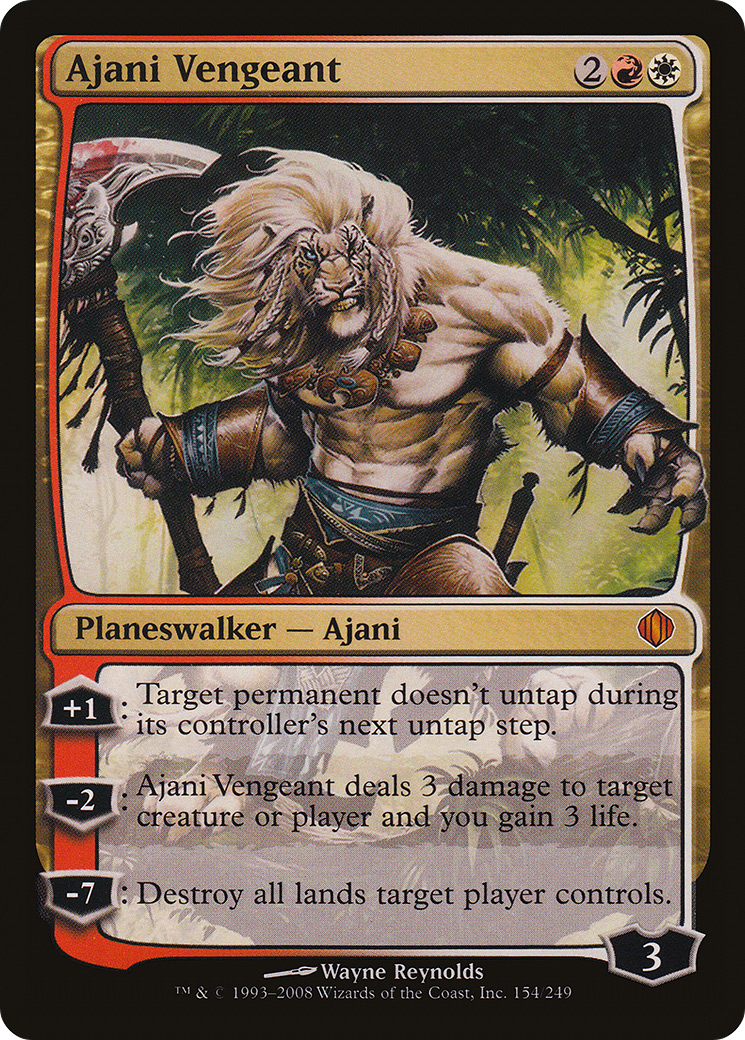 Ajani Vengeant (ALA-154) [Shards of Alara]