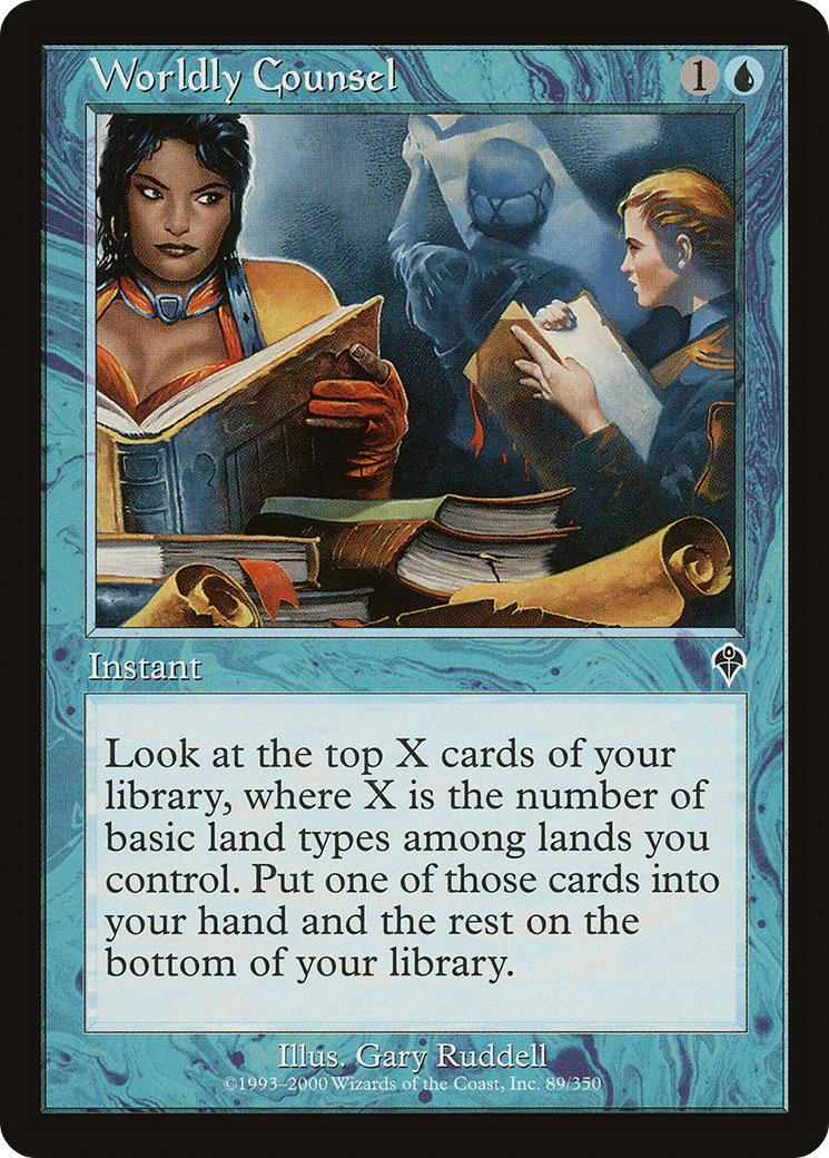 Worldly Counsel (INV-089) [Invasion] Foil