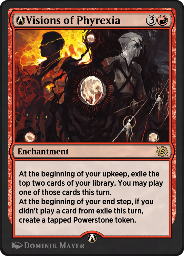 A-Visions of Phyrexia (BRO-A-156) [The Brothers' War]