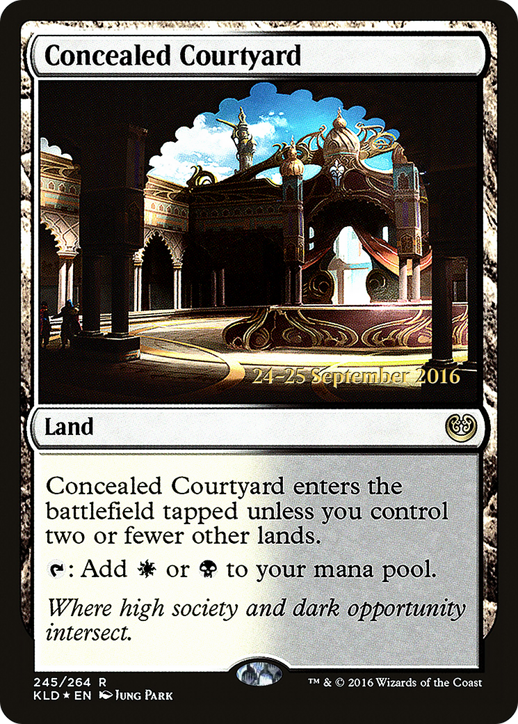 Concealed Courtyard (KLD) (PRE-245S) [Kaladesh Promos] Foil