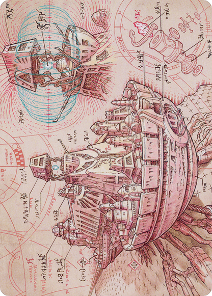 Defense Grid // Defense Grid (ABRO-058) (Borderless) [The Brothers' War Art Series]
