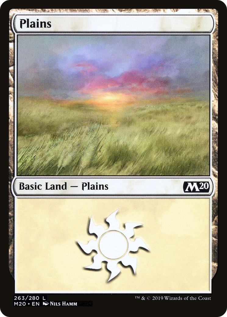 Plains (M20-263) [Core Set 2020] Foil
