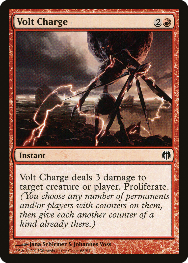 Volt Charge (DDL-068) [Duel Decks: Heroes vs. Monsters]