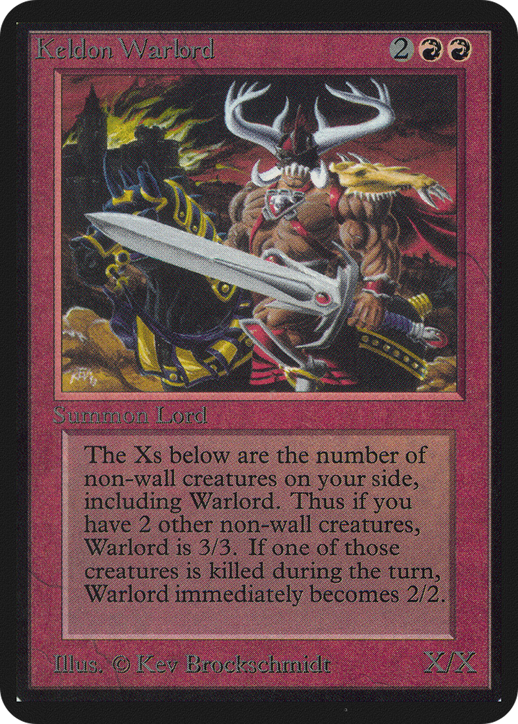 Keldon Warlord [Limited Edition Alpha]