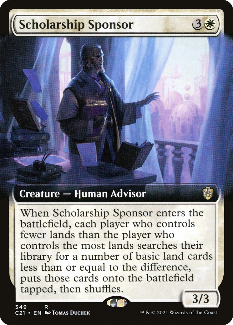 Scholarship Sponsor (Extended Art) (C21-349) [Commander 2021]