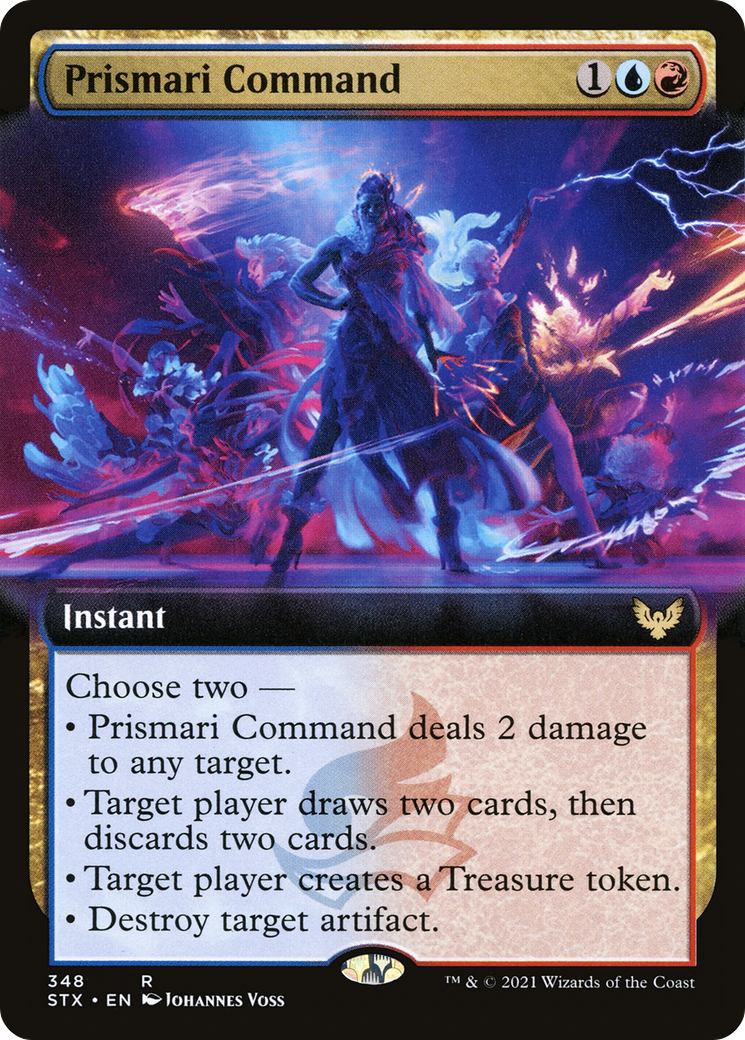 Prismari Command (Extended Art) (STX-348) [Strixhaven: School of Mages]